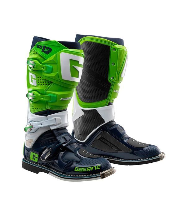 Botas Gaerne SG-12 Limited Edition Verdes/Blancas/Azules