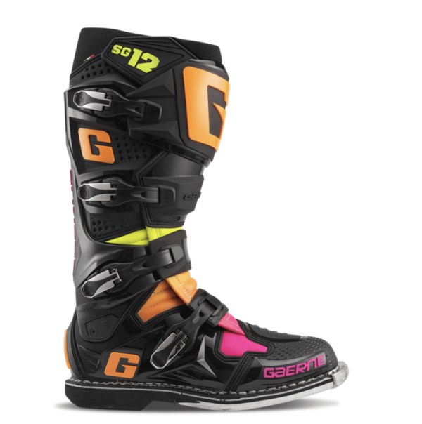 Botas Gaerne SG-12 Limited Edition Negras/Naranjas/Rosas