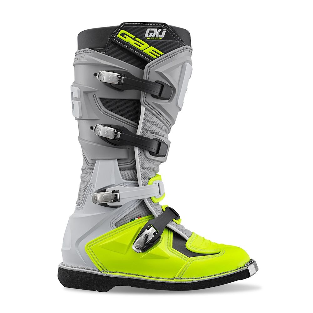 Botas Gaerne GX-J Infantiles Grises/Amarillo Fluo