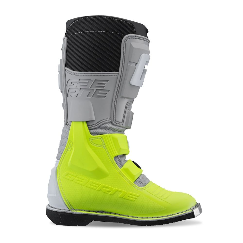 Botas Gaerne GX-J Infantiles Grises/Amarillo Fluo - Imagen 2