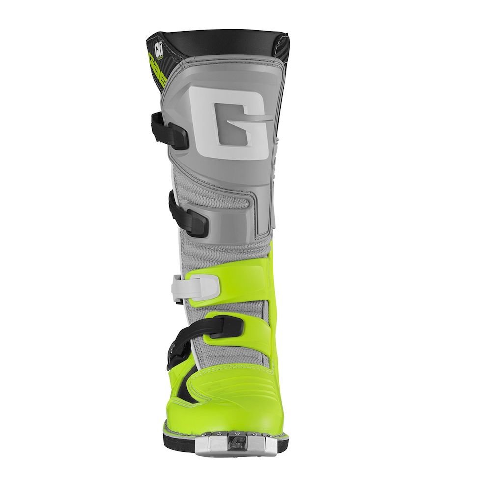 Botas Gaerne GX-J Infantiles Grises/Amarillo Fluo - Imagen 3
