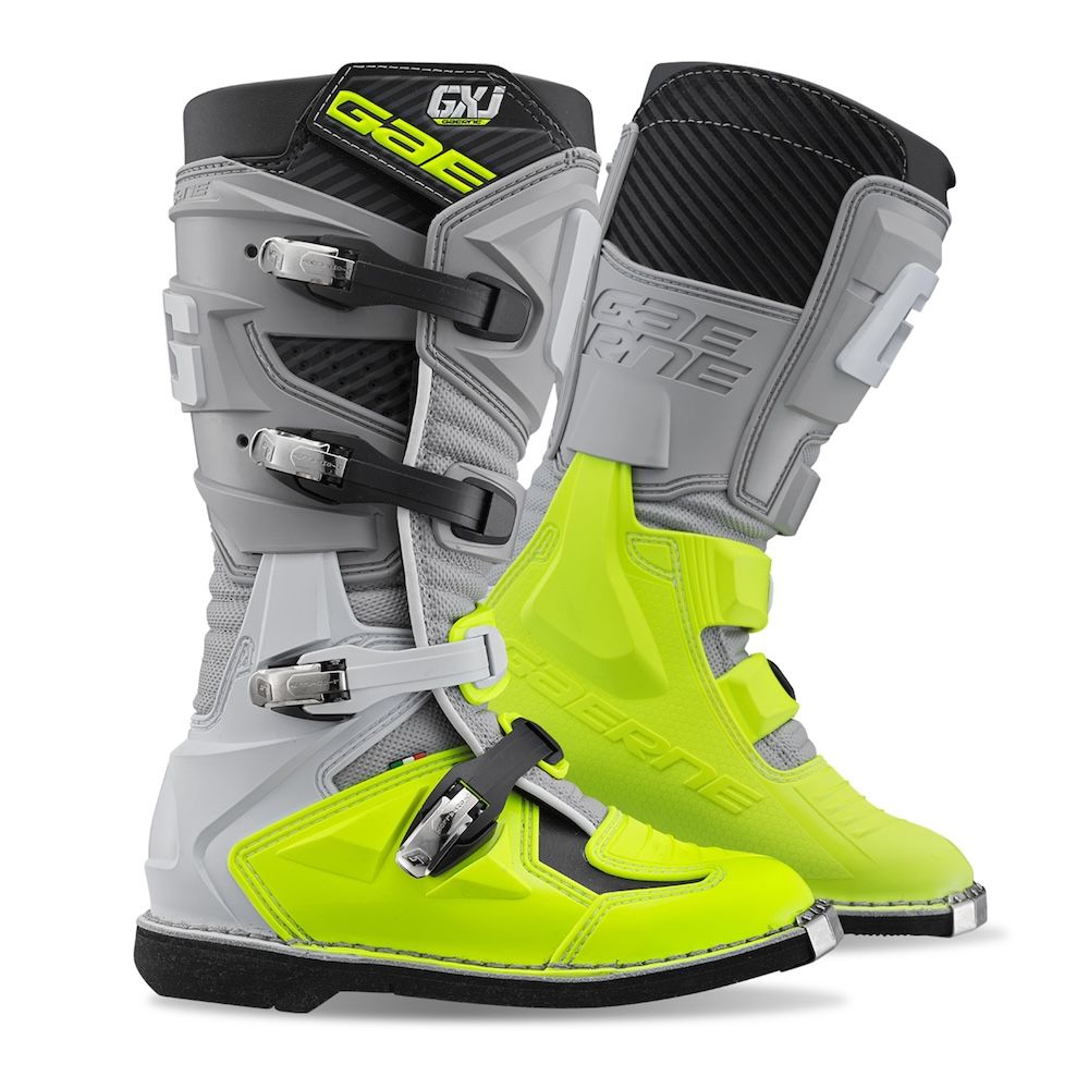 Botas Gaerne GX-J Infantiles Grises/Amarillo Fluo - Imagen 5