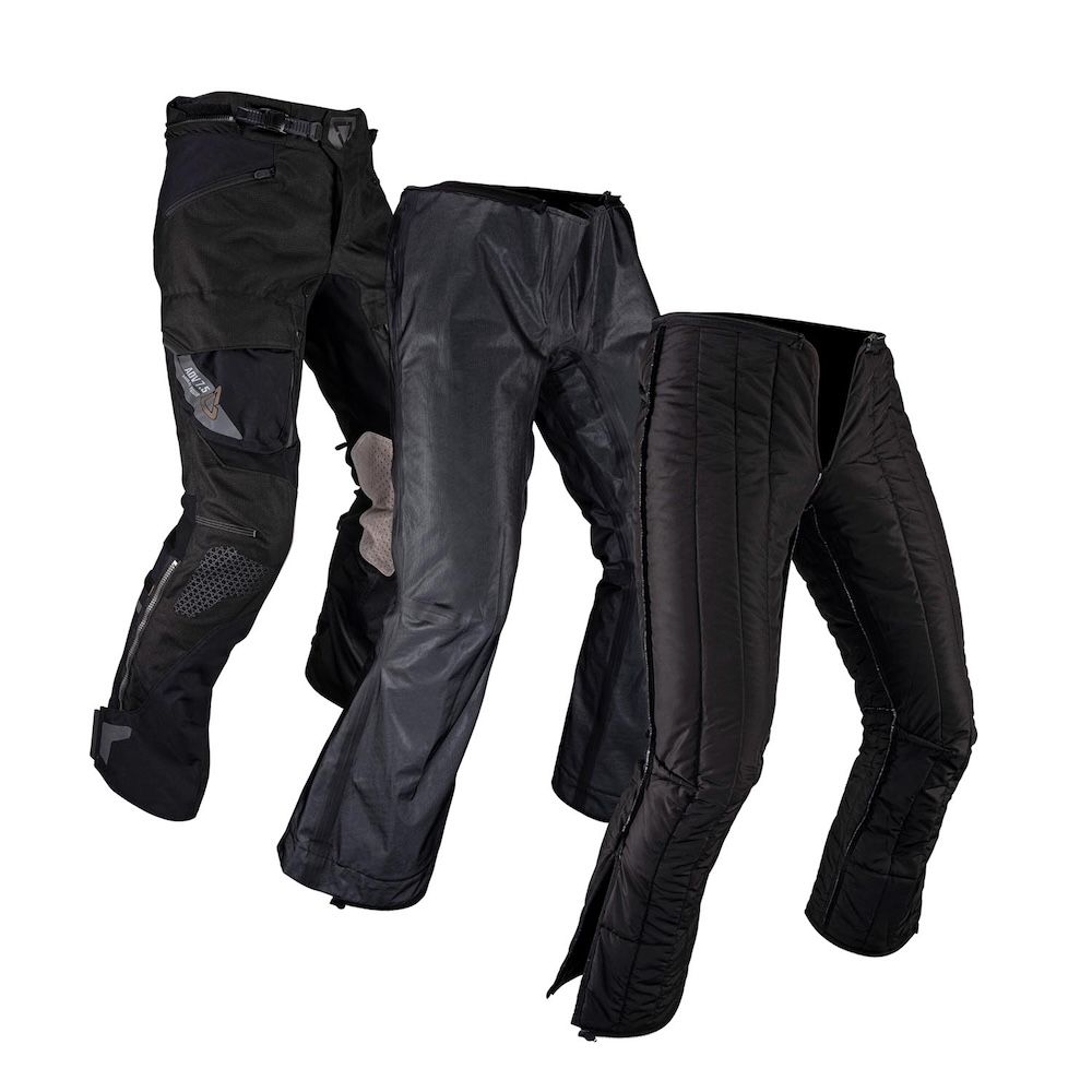 Pantalón Leatt ADV MultiTour 7.5 Corto Stealth - Imagen 2