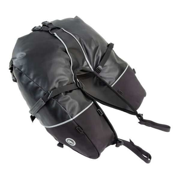 Alforjas Traseras Giant Loop Coyote Negras 39 litros
