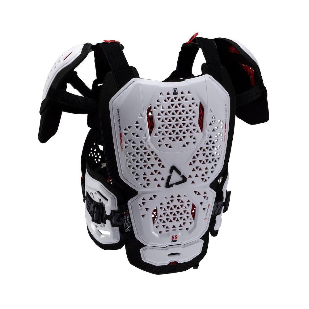 Peto Leatt 5.5 Pro Evo Blanco 25 - Imagen 2