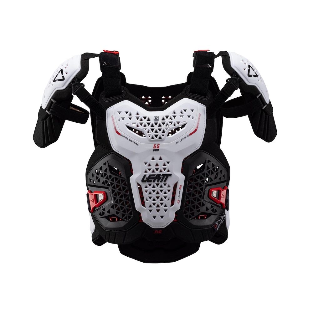Peto Leatt 5.5 Pro Evo Blanco 25 - Imagen 3