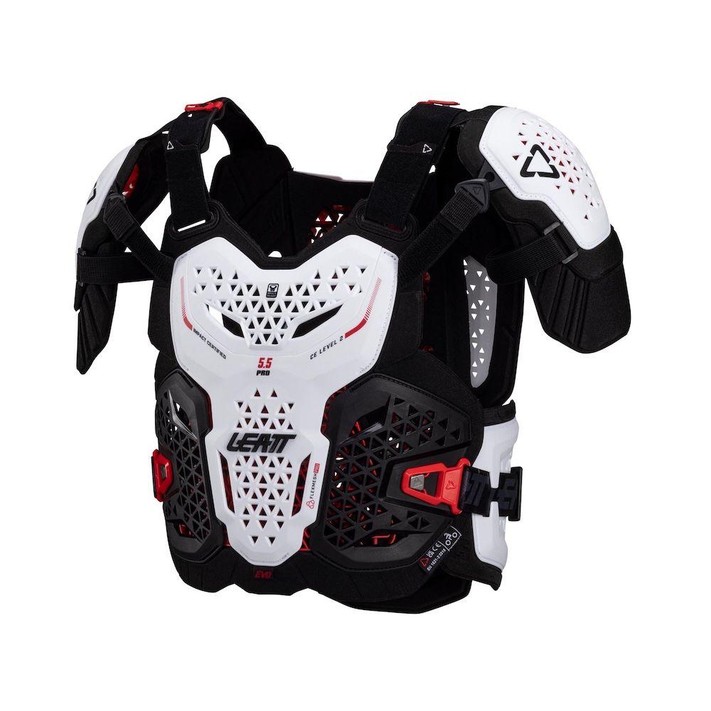 Peto Leatt 5.5 Pro Evo Blanco 25 - Imagen 4