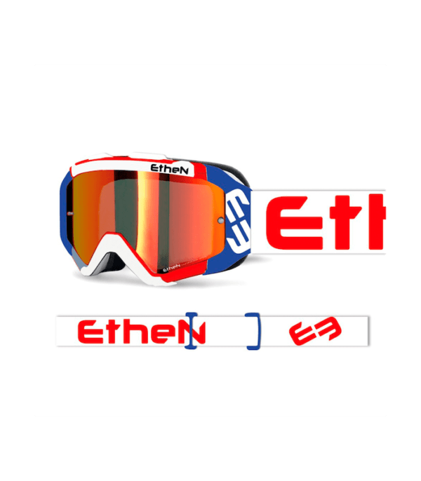 Máscara Ethen 05R roja (lente espejo roja)