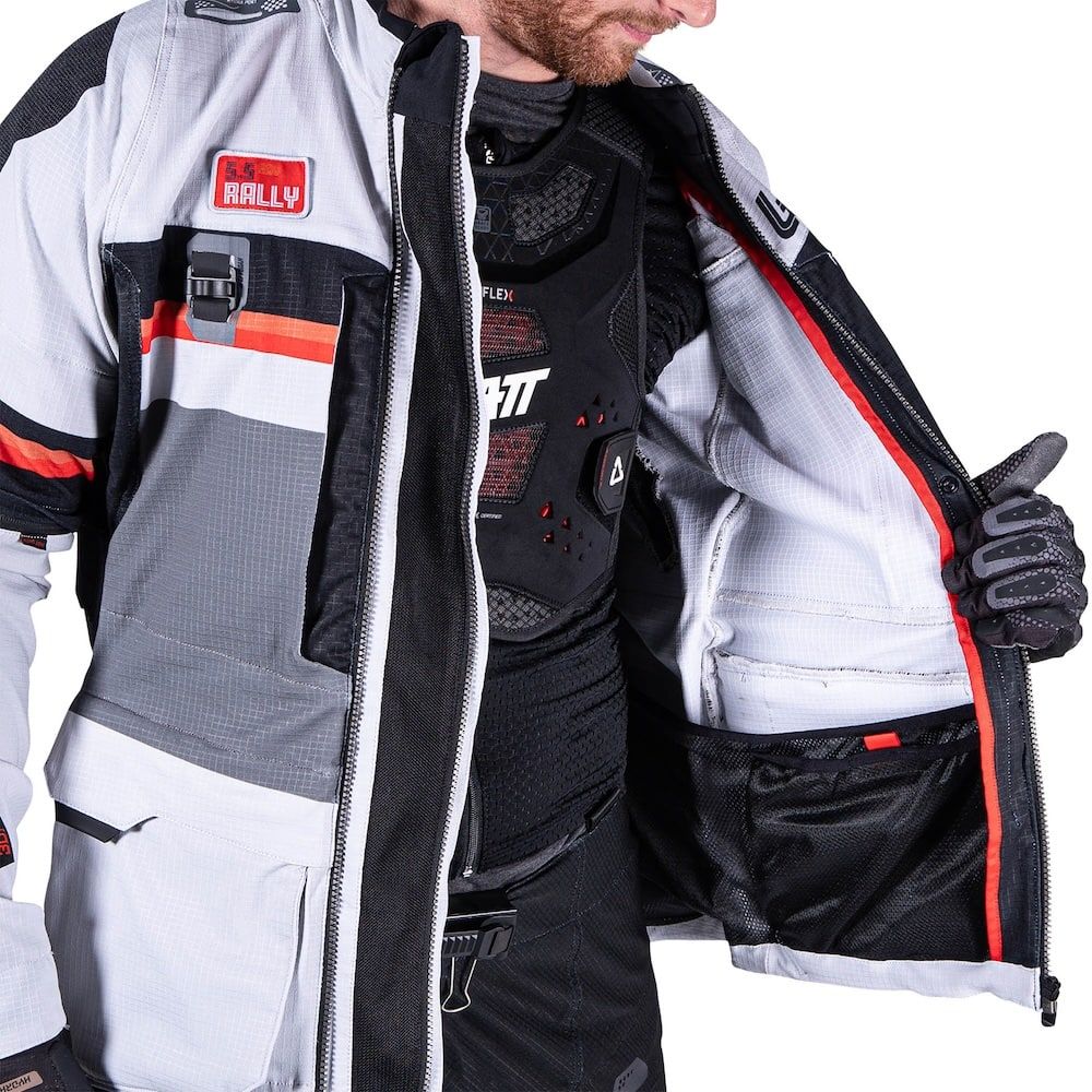 Chaqueta Leatt ADV Rally 5.5 Gris - Imagen 10