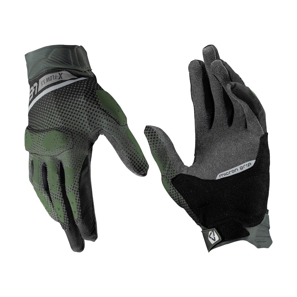Guantes Leatt ADV X-Flow 5.5 Cortos Forest - Imagen 5