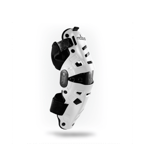 Rodilleras Ortopédicas Mobius X8H Hybrid Blancas/Negras