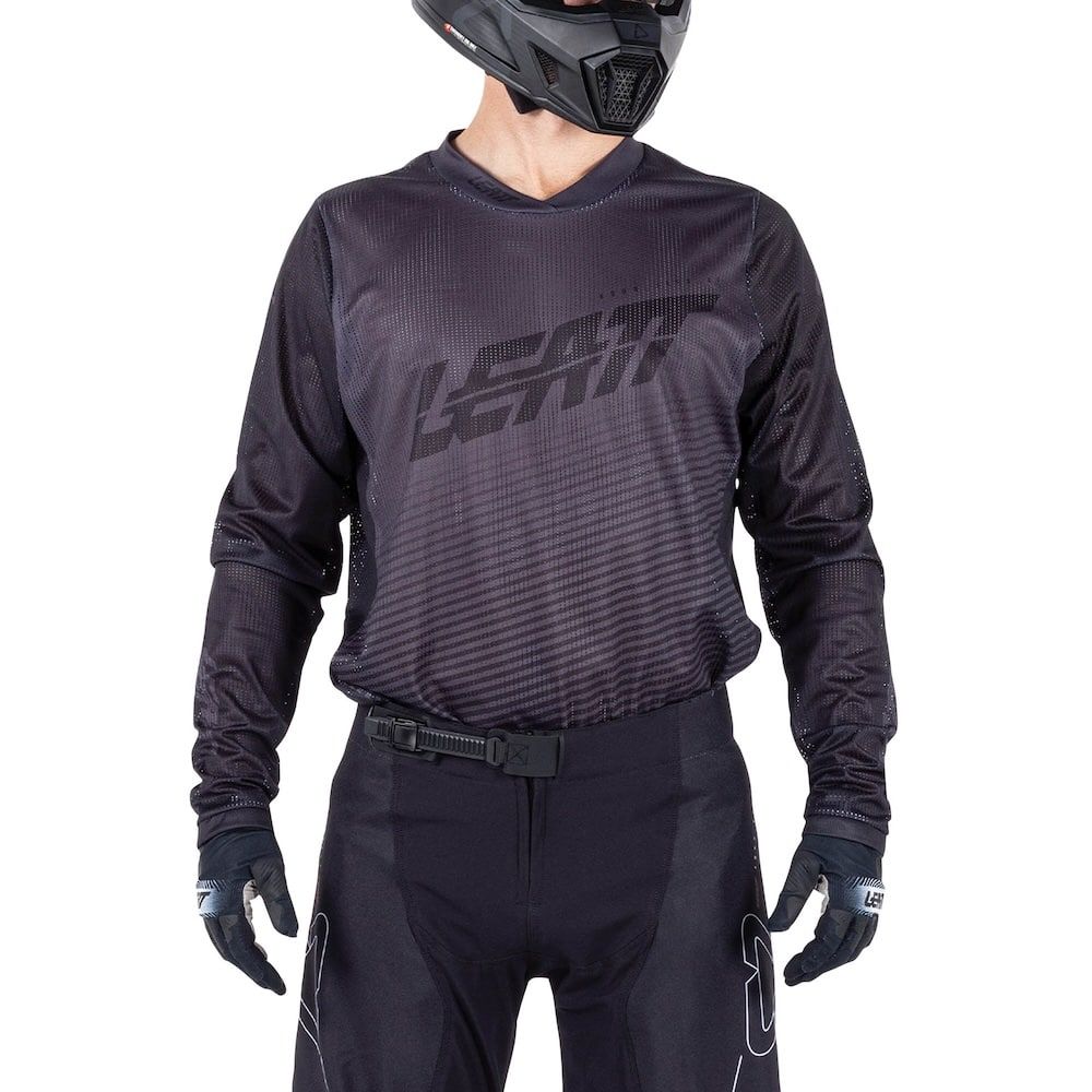 Camiseta Leatt Moto 4.5 X-Flow V26 Negro - Imagen 3