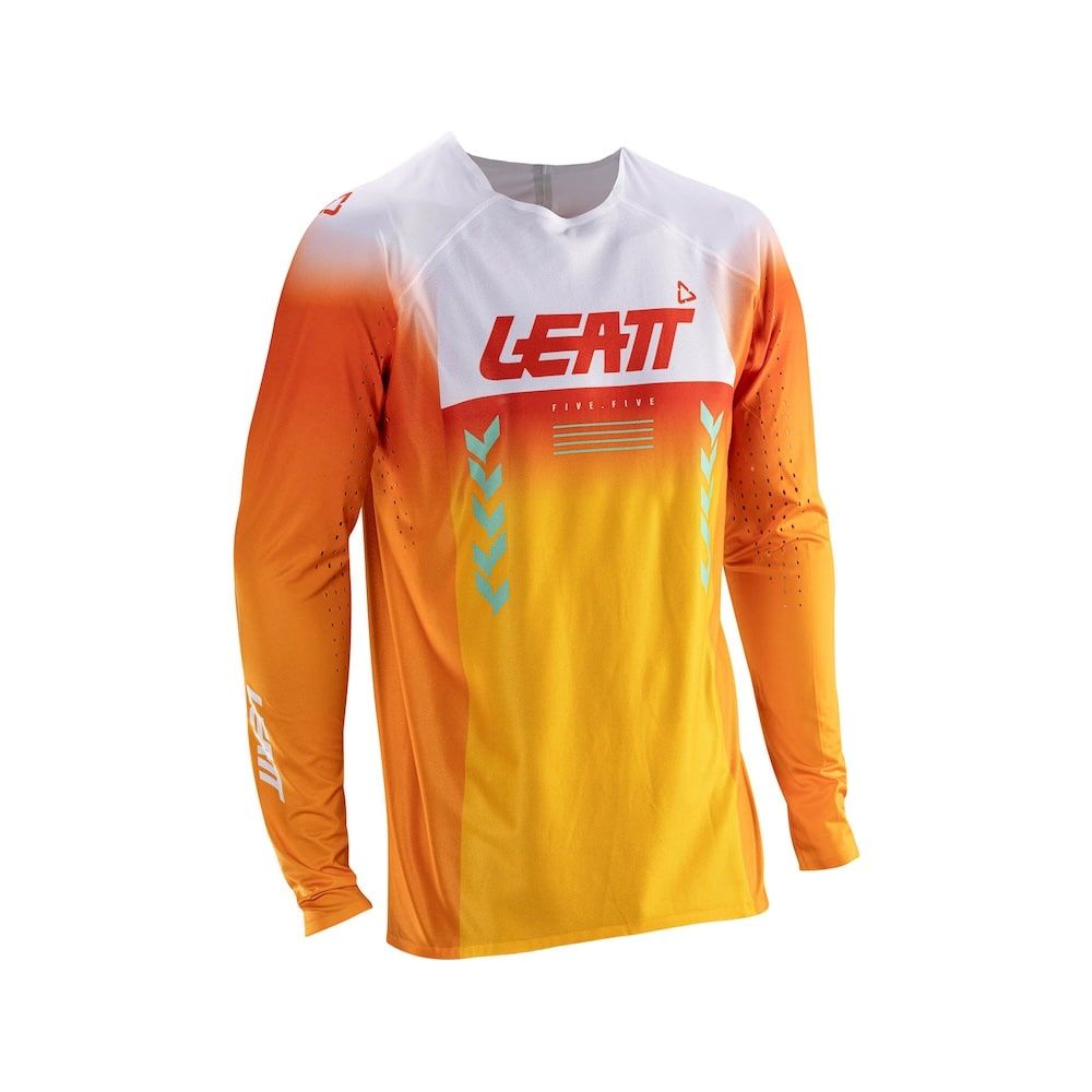 Camiseta Leatt Moto 5.5 UltraWeld V26 Naranja