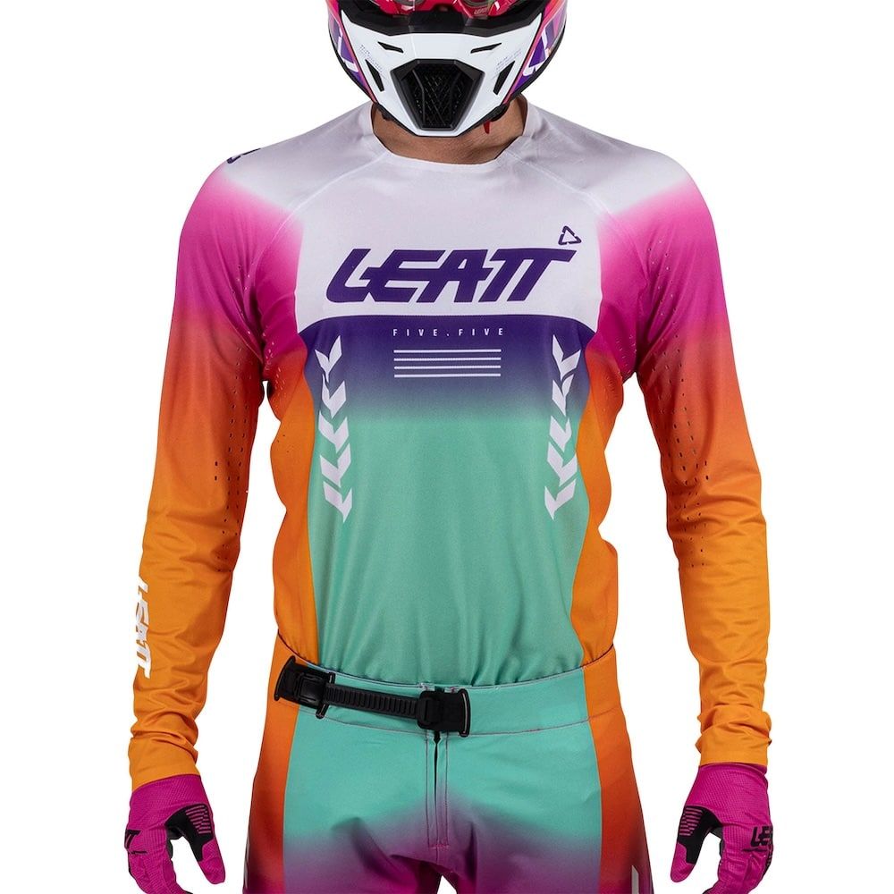 Camiseta Leatt Moto 5.5 UltraWeld V26 Pinata Teal - Imagen 3