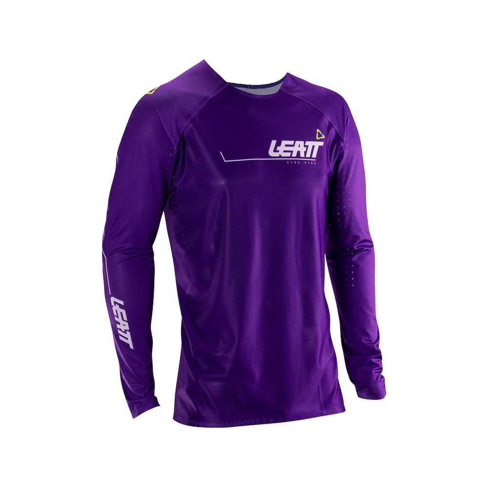Camiseta Leatt Moto 5.5 UltraWeld V26 Púrpura