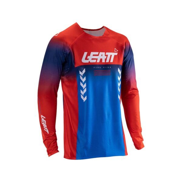 Camiseta Leatt Moto 5.5 UltraWeld V26 Royal Rojo