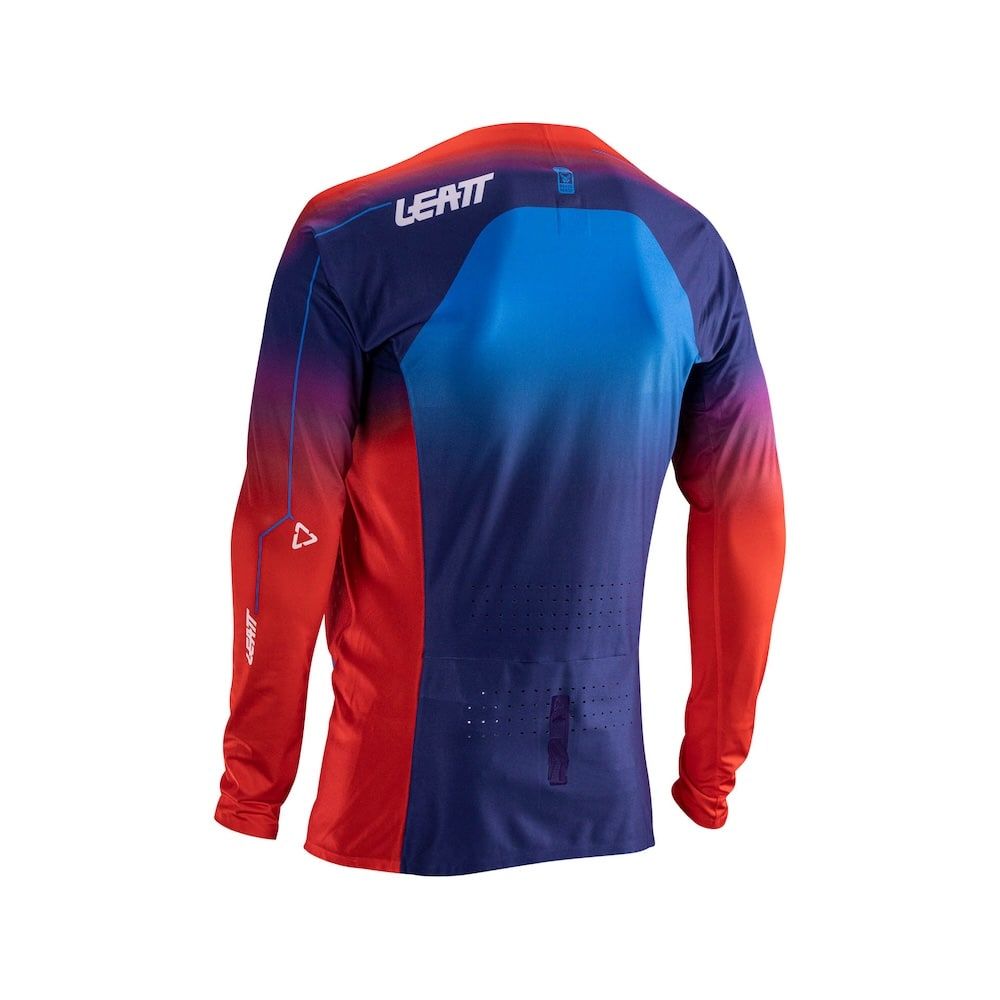 Camiseta Leatt Moto 5.5 UltraWeld V26 Royal Rojo - Imagen 2