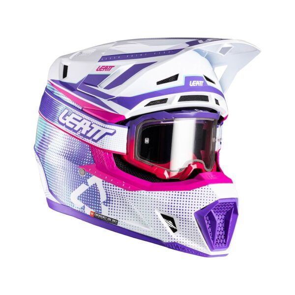 Casco Leatt Kit Moto 7.5 V26 Morado