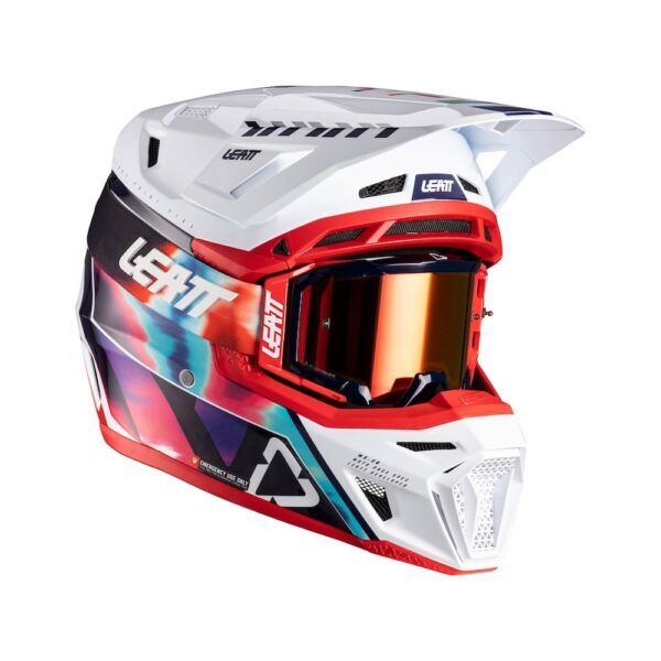 Casco Leatt Kit Moto 8.5 V26 Royal Rojo