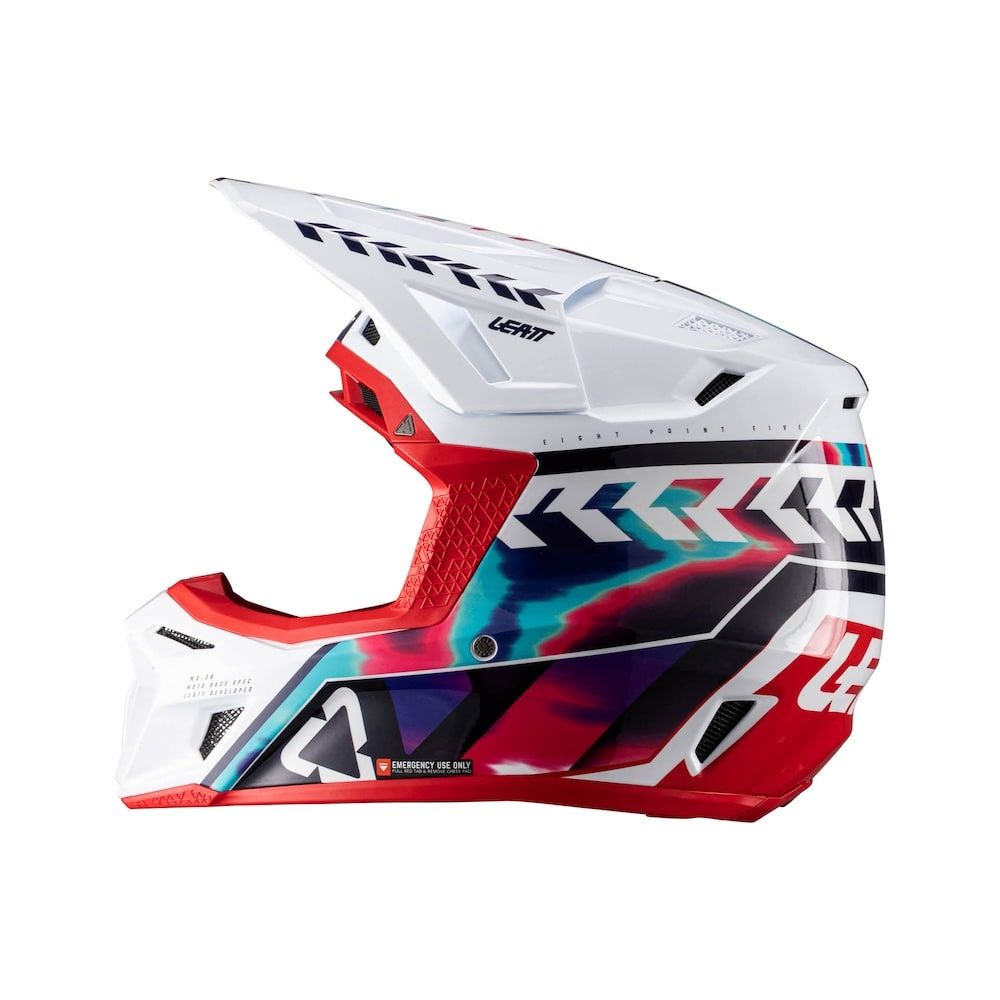 Casco Leatt Kit Moto 8.5 V26 Royal Rojo - Imagen 2
