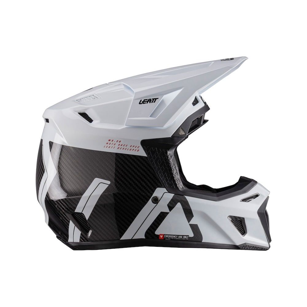 Casco Leatt Kit Moto 9.5 V26 Carbono Blanco - Imagen 2