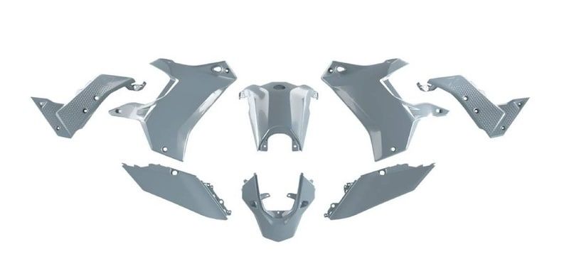 Kit plásticos Gris Rtech Revolution YAMAHA TENERE 700 (2019-2024) - Imagen 2