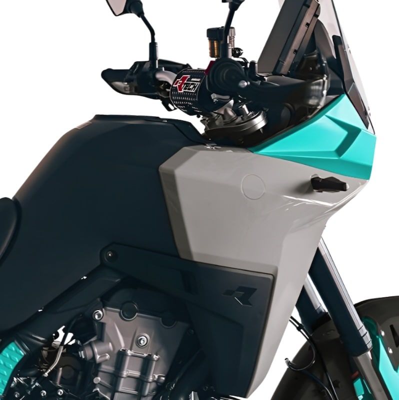 Kit plásticos Gris/Verde/Negro Rtech Revolution KOVE 800X (2024-2026) - Imagen 4