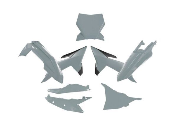 Kit plásticos gris quantum Rtech KTM SX, SX-F, XC, XC-F (2025-2026)