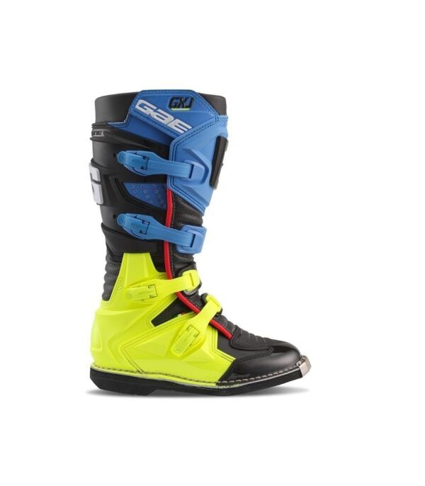 Botas Gaerne GX-J Infantiles Negras/Azules/Fluo