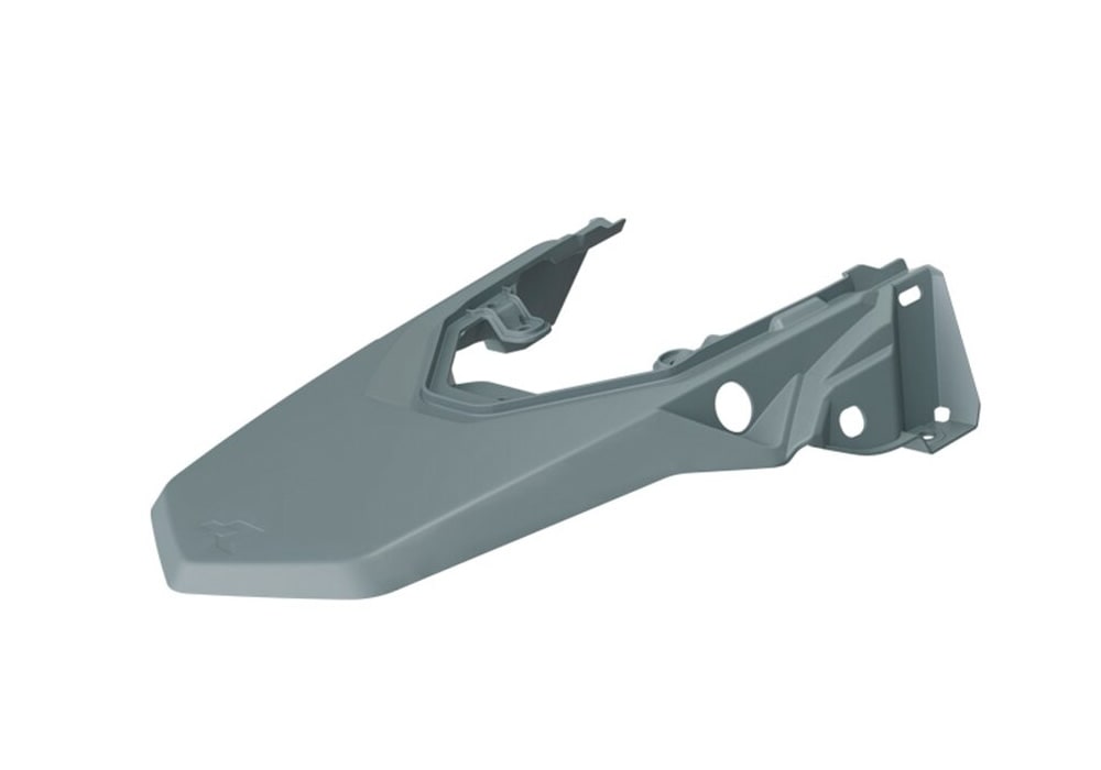 Guardabarros trasero Rtech gris T7 Revolution Yamaha Ténéré (2025-2026)