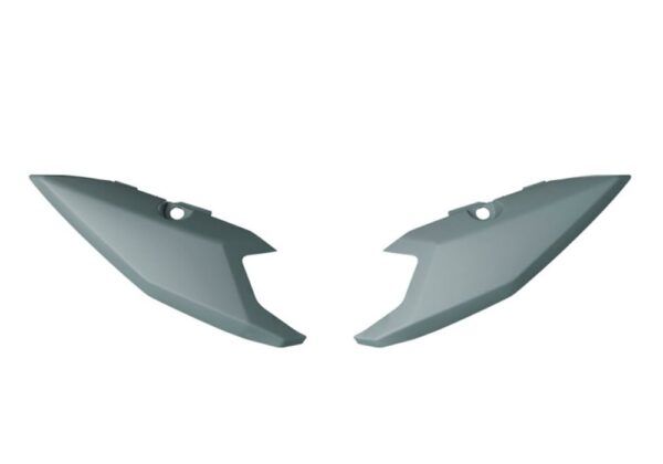 Tapas laterales traseras grises Rtech T7 Revolution Yamaha Ténéré 700 (2025-2026)
