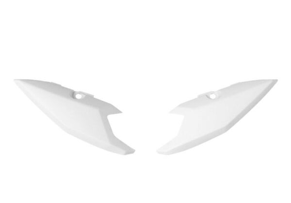 Tapas laterales traseras blancas Rtech T7 Revolution Yamaha Ténéré 700 (2025-2026)