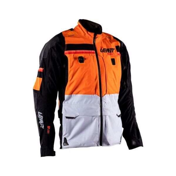 Chaqueta Leatt ADV Rally 7.5 HydraDri Naranja/Gris