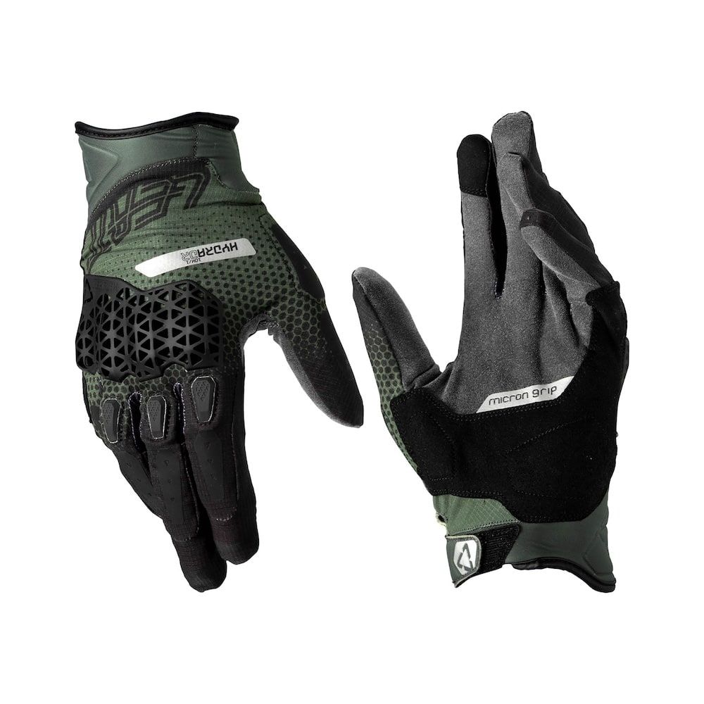 Guantes Leatt ADV HydraDri 5.5 Cortos Forest - Imagen 3