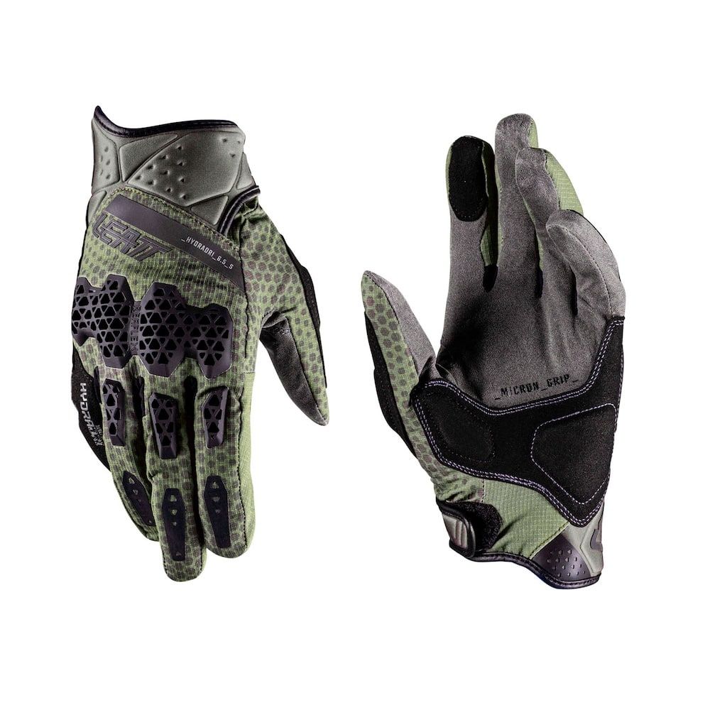 Guantes Leatt ADV HydraDri 6.5 Cortos Forest - Imagen 3