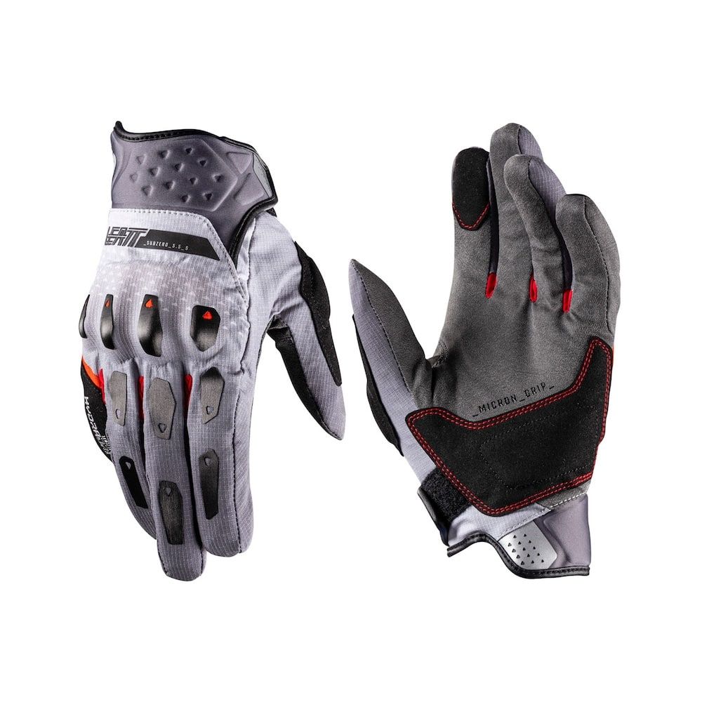 Guantes Leatt ADV SubZero 5.5 Cortos Iron - Imagen 3