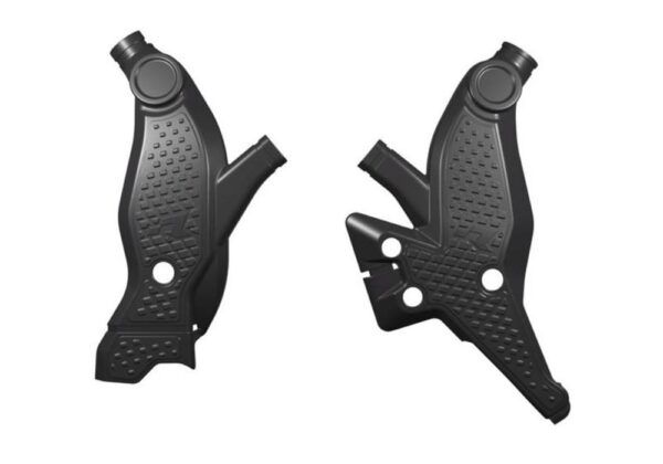 Protectores chasis negros Rtech T7 Revolution Yamaha Ténéré 700 (2019-2024)