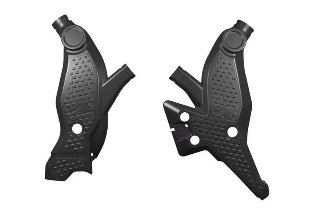 Protectores chasis negros Rtech T7 Revolution Yamaha Ténéré 700 (2019-2024)