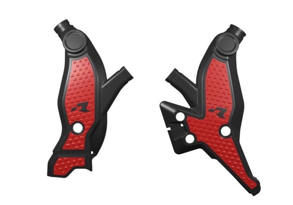 Protectores chasis rojos Rtech T7 Revolution Yamaha Ténéré 700 (2019-2024)