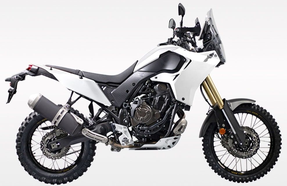 Tapas laterales centrales negras Rtech T7 Revolution Yamaha Ténéré 700 (2019-2024) - Imagen 2
