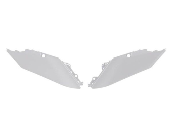 Tapas laterales traseras blancas Rtech T7 Revolution Yamaha Ténéré 700 (2019-2024)