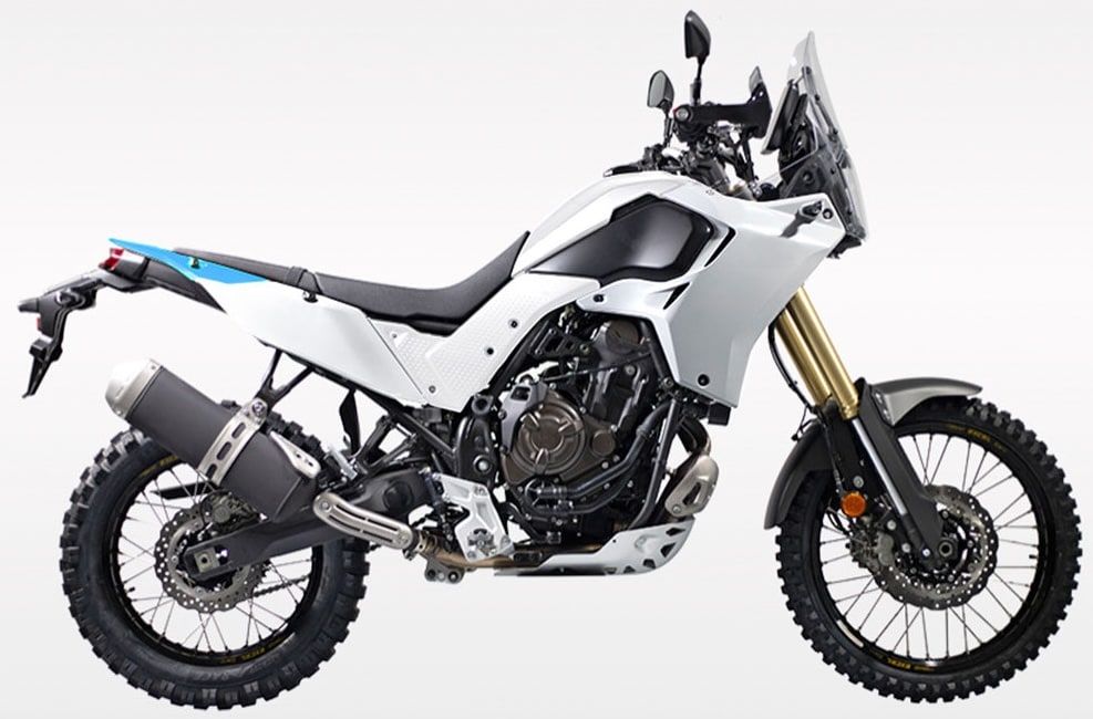 Guardabarros trasero azul claro Rtech T7 Revolution Yamaha Ténéré 700 (2019-2024) - Imagen 2