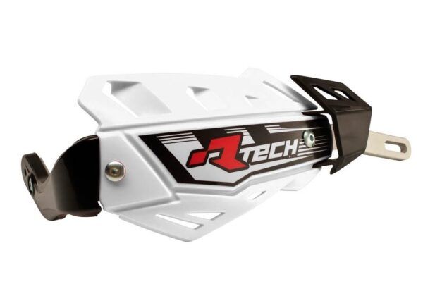 Paramanos Rtech blancos con refuerzo de aluminio Yamaha Ténéré 700 (2019-2026)