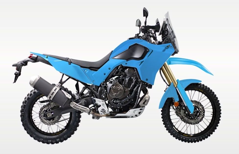 Guardabarros trasero azul claro Rtech T7 Revolution Yamaha Ténéré 700 (2019-2024) - Imagen 3