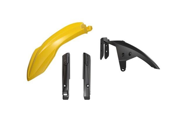 Set guardabarros delantero amarillo y protectores horquilla Rtech Ténéré (2019-2024)
