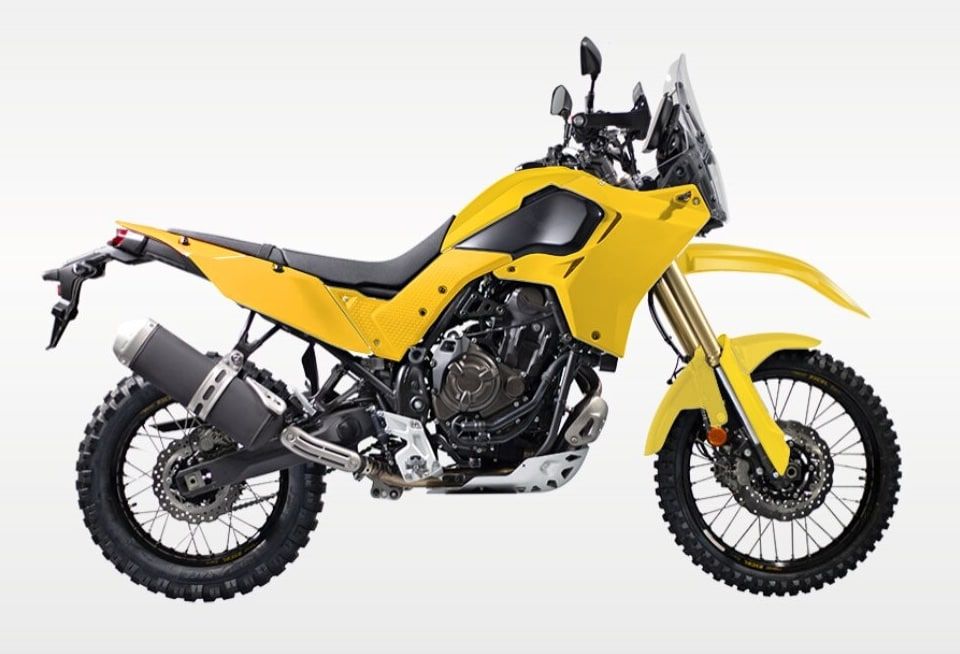 Tapa protectora depósito amarilla Rtech T7 Revolution Yamaha Ténéré 700 (2019-2024) - Imagen 3