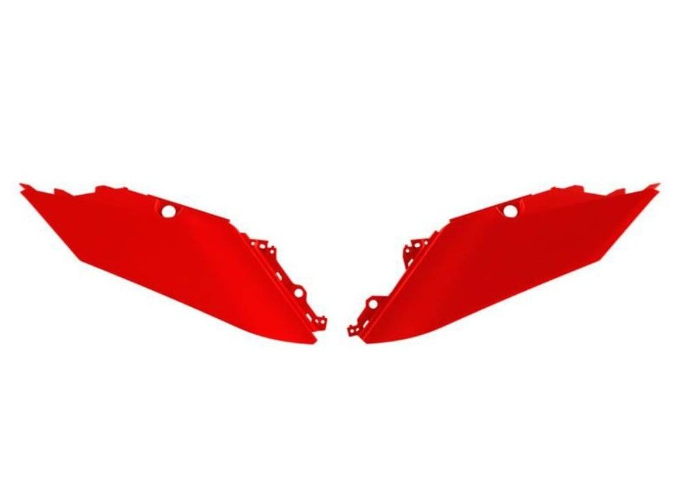 Tapas laterales traseras rojas Rtech T7 Revolution Yamaha Ténéré 700 (2019-2024)