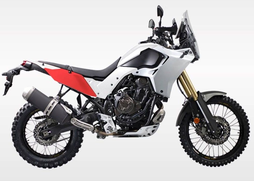 Tapas laterales traseras rojas Rtech T7 Revolution Yamaha Ténéré 700 (2019-2024) - Imagen 2