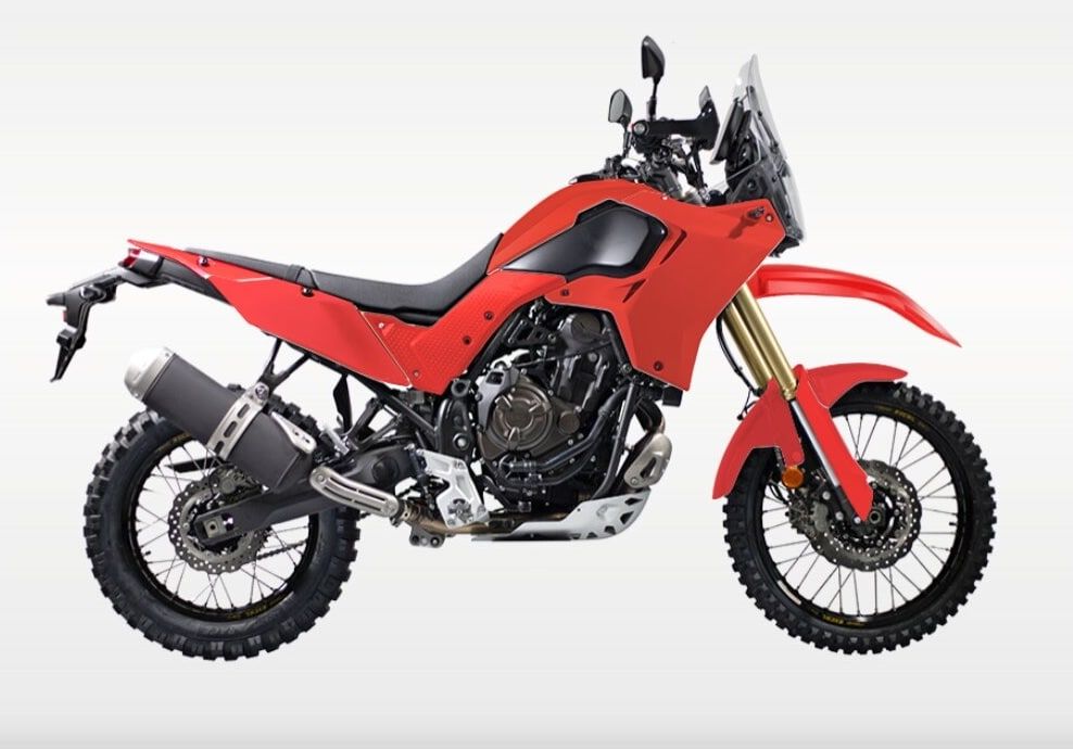 Tapas laterales traseras rojas Rtech T7 Revolution Yamaha Ténéré 700 (2019-2024) - Imagen 3