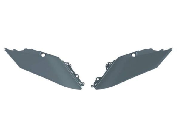 Tapas laterales traseras grises Rtech T7 Revolution Yamaha Ténéré 700 (2019-2024)